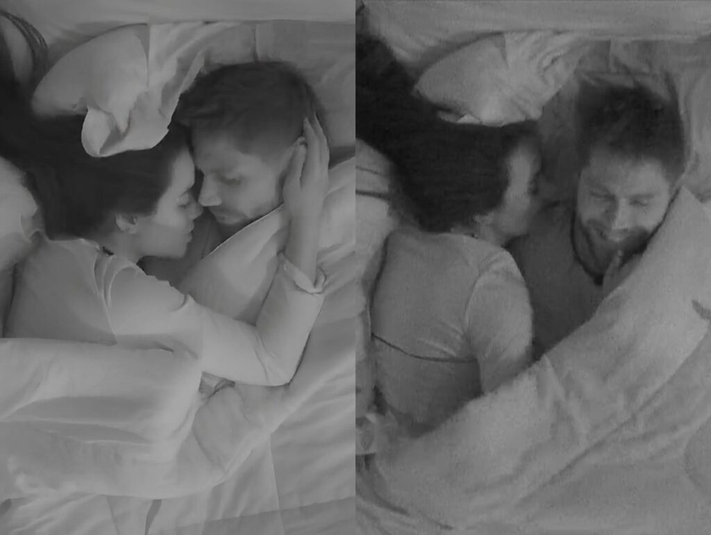 Rolou edredom! Jonas e Jordana vivem noite quente no BBB 26 após beijo em festa